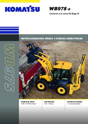 Екскаватор-навантажувач Komatsu WB97S-8E0