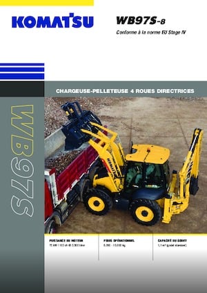 Екскаватор-навантажувач Komatsu WB97S-8E0