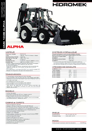 Екскаватор-навантажувач Hidromek HMK 102 B