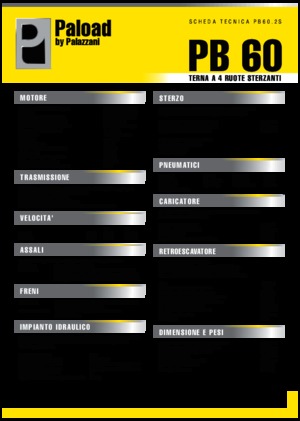 Екскаватор-навантажувач Palazzani PB 60