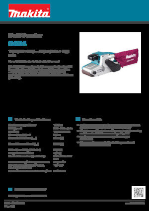 Стрічкові шліфувальні машини Makita 9404