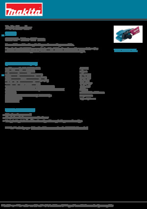 Стрічкові шліфувальні машини Makita 9910