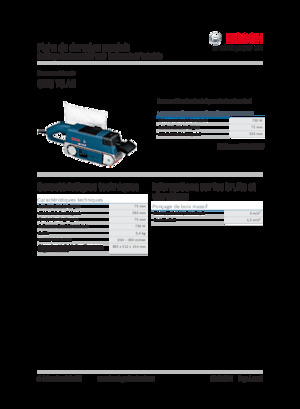 Стрічкові шліфувальні машини Bosch GBS 75 AE