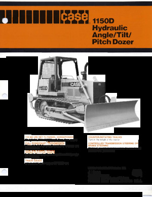 Гусеничні бульдозери Case 1150D