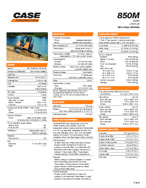 Гусеничні бульдозери Case 850M