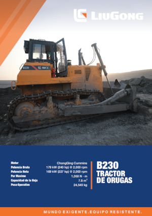 Гусеничні бульдозери Liugong B230
