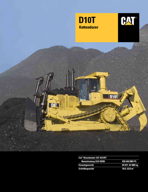 Гусеничні бульдозери Caterpillar D10T