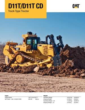 Гусеничні бульдозери Caterpillar D11T