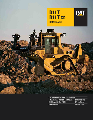 Гусеничні бульдозери Caterpillar D11T