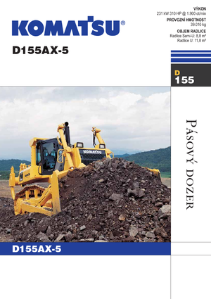 Гусеничні бульдозери Komatsu D155AX-5B