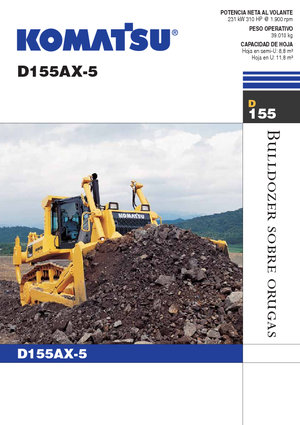 Гусеничні бульдозери Komatsu D155AX-5B