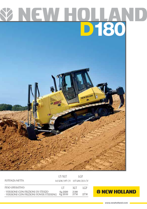 Гусеничні бульдозери New Holland D180B LT
