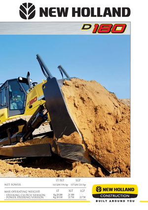 Гусеничні бульдозери New Holland D180B LT