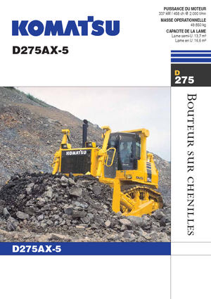 Гусеничні бульдозери Komatsu D275AX-5E0