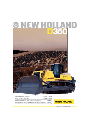 Гусеничні бульдозери New Holland D 350