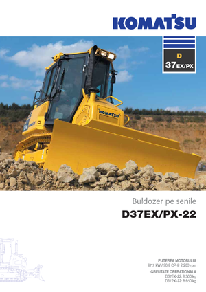 Гусеничні бульдозери Komatsu D37PX-22