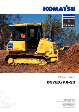 Гусеничні бульдозери Komatsu D37PX-23