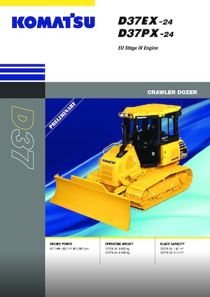 Гусеничні бульдозери Komatsu D37EX-24