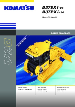 Гусеничні бульдозери Komatsu D37PXi-24 