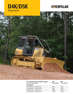 Гусеничні бульдозери Caterpillar D5K XL