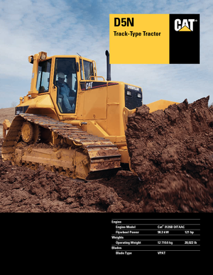 Гусеничні бульдозери Caterpillar D 5 N XLP