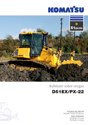 Гусеничні бульдозери Komatsu D51PX-22