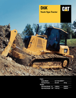 Гусеничні бульдозери Caterpillar D6K LGP