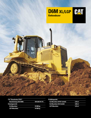 Гусеничні бульдозери Caterpillar D 6 M XLSU