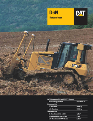 Гусеничні бульдозери Caterpillar D6N LGP
