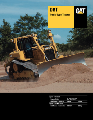 Гусеничні бульдозери Caterpillar D6T LGP