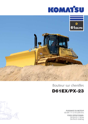 Гусеничні бульдозери Komatsu D61EX-23
