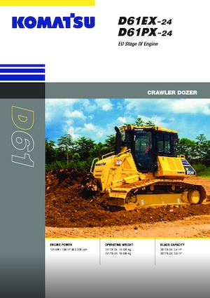 Гусеничні бульдозери Komatsu D61EX-24E0