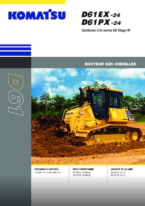Гусеничні бульдозери Komatsu D61EX-24E0