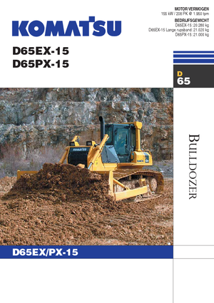 Гусеничні бульдозери Komatsu D65EX-15
