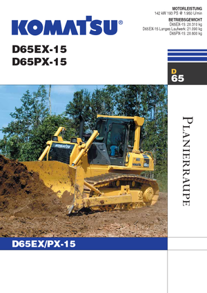 Гусеничні бульдозери Komatsu D65PX-15
