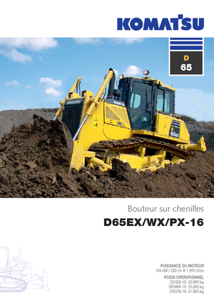 Гусеничні бульдозери Komatsu D65EX-16