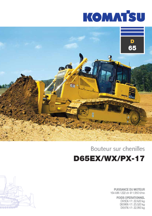 Гусеничні бульдозери Komatsu D65WX-17