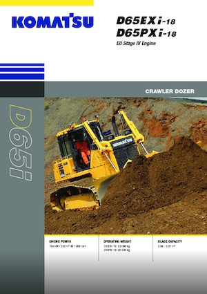 Гусеничні бульдозери Komatsu D65EXi-18