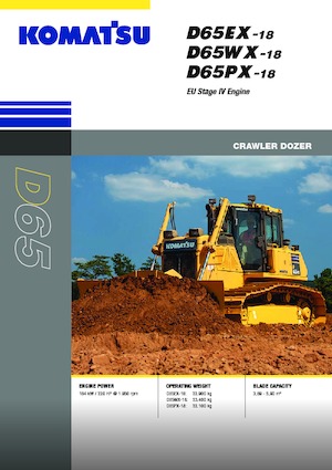 Гусеничні бульдозери Komatsu D65WX-18E0