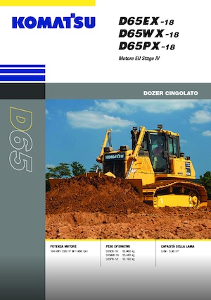 Гусеничні бульдозери Komatsu D65WX-18E0