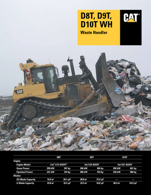 Гусеничні бульдозери Caterpillar D8T