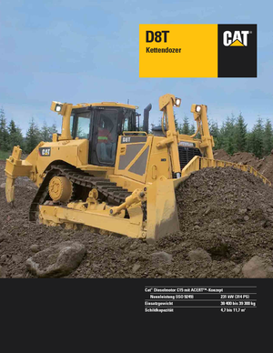 Гусеничні бульдозери Caterpillar D8T