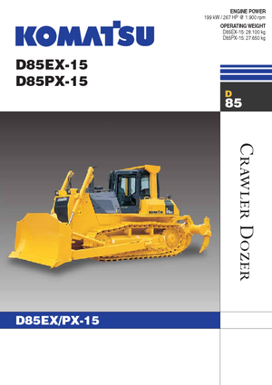 Гусеничні бульдозери Komatsu D85PX-15E0