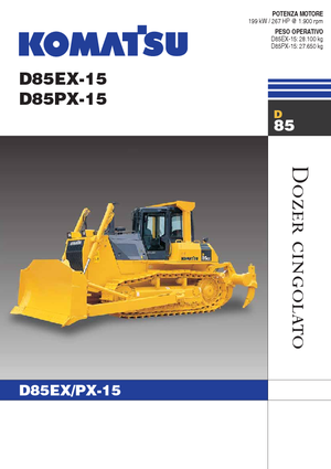 Гусеничні бульдозери Komatsu D85EX-15