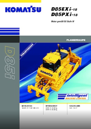 Гусеничні бульдозери Komatsu D85PXi-18E0