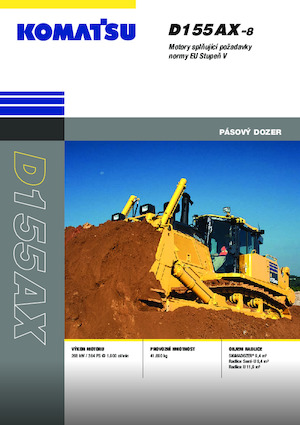 Гусеничні бульдозери Komatsu D155AX-8E0