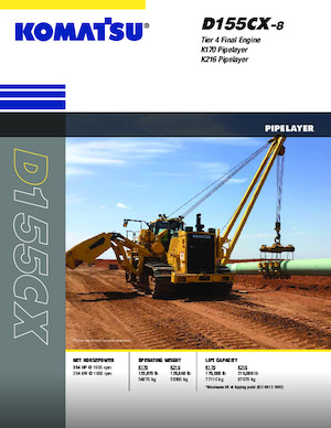 Гусеничні бульдозери Komatsu D155CX-8 K170