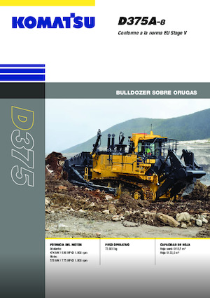 Гусеничні бульдозери Komatsu D375A-8E0