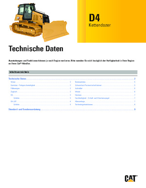 Гусеничні бульдозери Caterpillar D4 XL