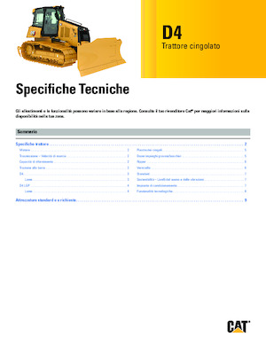 Гусеничні бульдозери Caterpillar D4 XL